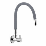 Kara Wall Mount Kitchen Sink Tap with Coloured Flexible Silicone Spout