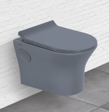 Tone Western Toilet / Commode (Wall-hung EWC) (Matte Grey) - by Ruhe