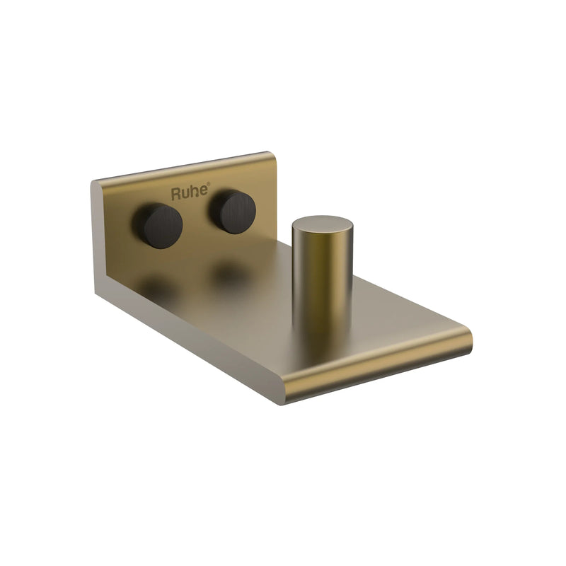 Ember Olive Green Robe Hook (Space Aluminium) - by Ruhe