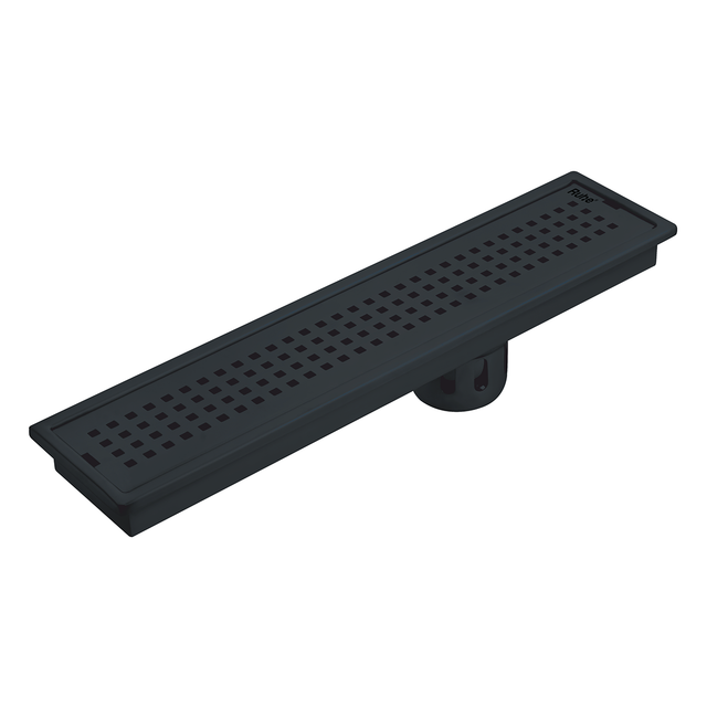 Palo Shower Drain Channel (24 x 4 Inches) Black PVD Coated