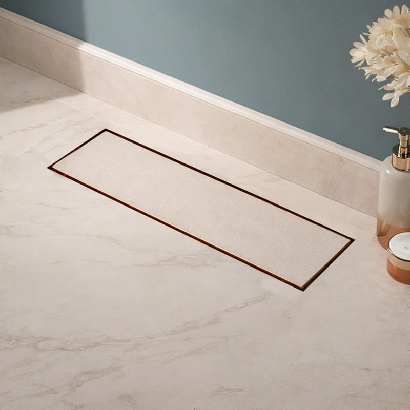 Tile-Insert Shower Drain Channel (4 Inches)