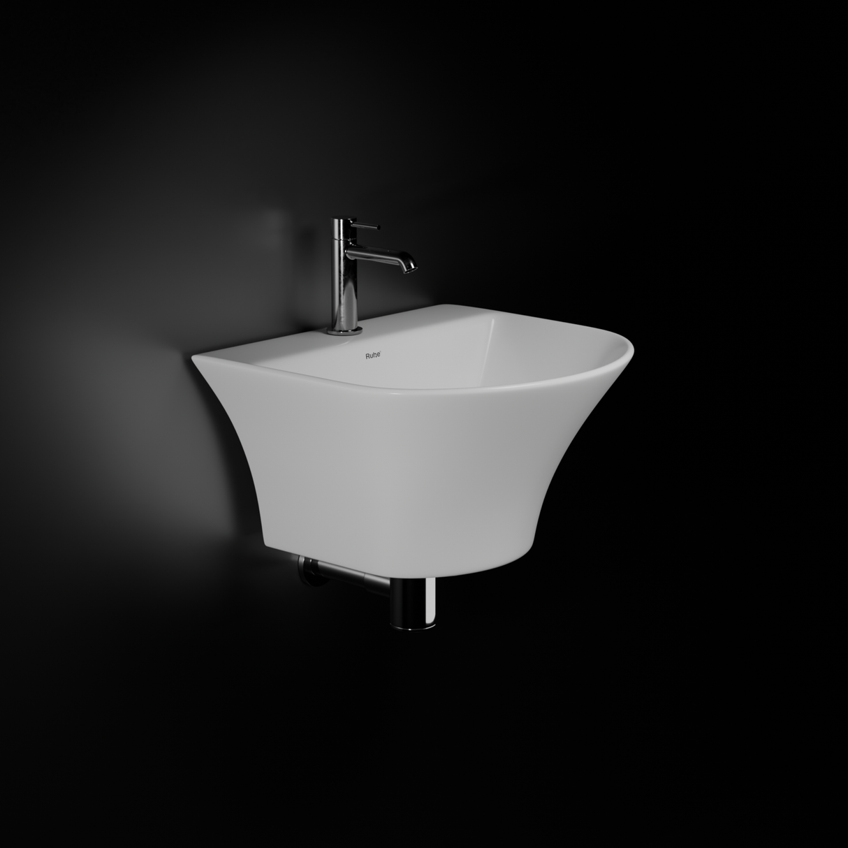 Delphi Half Pedestal Wash Basin