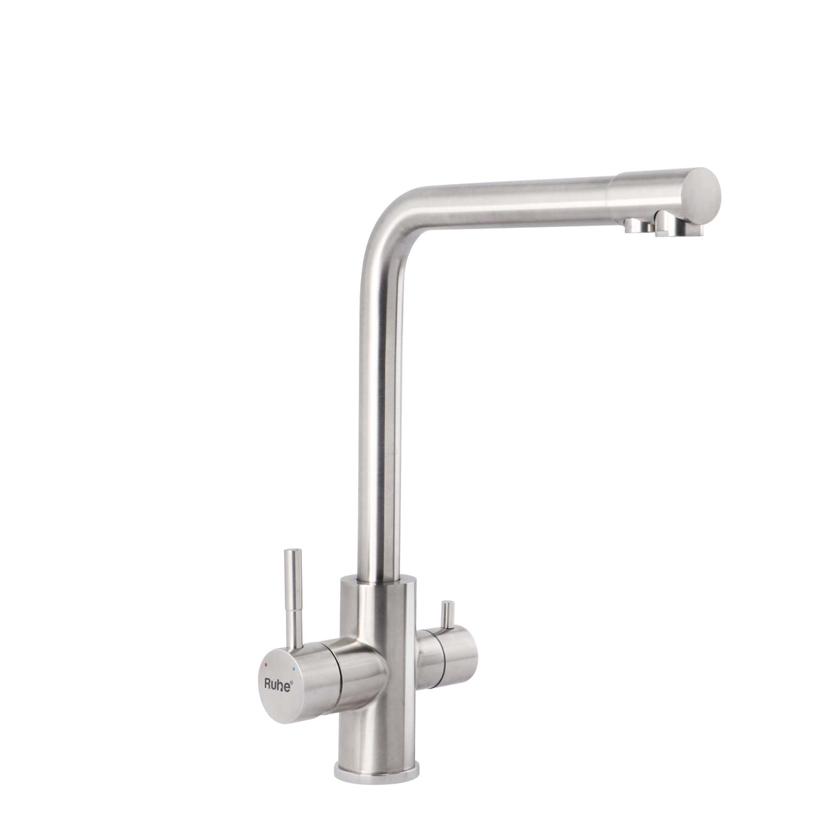 Trim Kitchen Mixer Faucet with RO Water Tap (Silver)