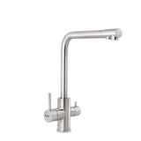 Trim Kitchen Mixer Faucet with RO Water Tap (Silver)