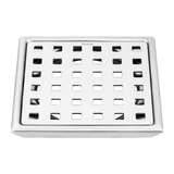 Pearl Square 304-Grade Floor Drain (6 x 6 Inches) - by Ruhe