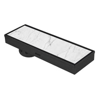 Marble-Insert 304-Grade Shower Drain Channel (4 Inches)