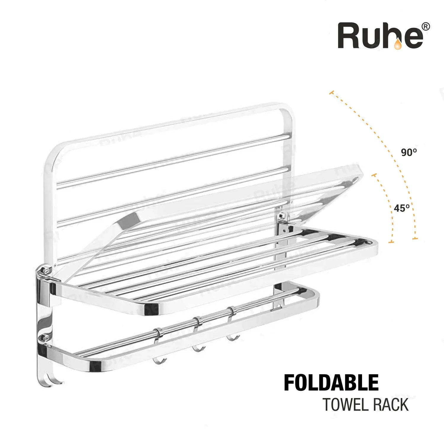 Dual Foldable Towel Rack (24 Inches) - by Ruhe – Ruhe