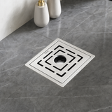 Sapphire Square Flat Cut Floor Drain