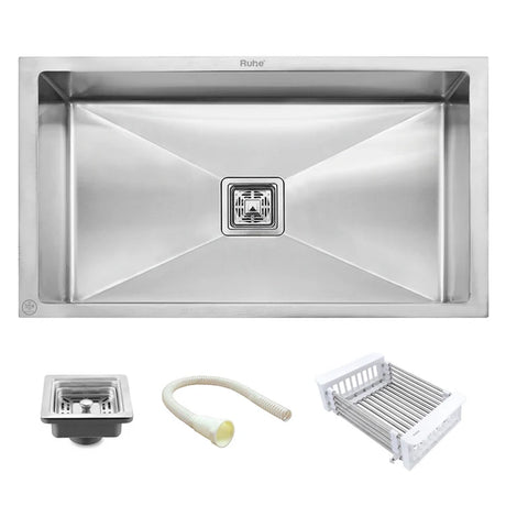 Handmade Single Bowl Kitchen Sink (32 x 18 x 10 Inches)