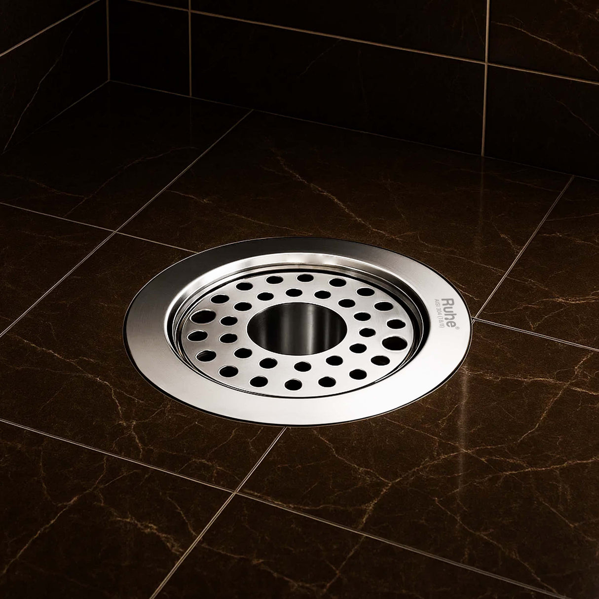 Round Floor Drain with Lock and Cockroach Trap (5 Inches)