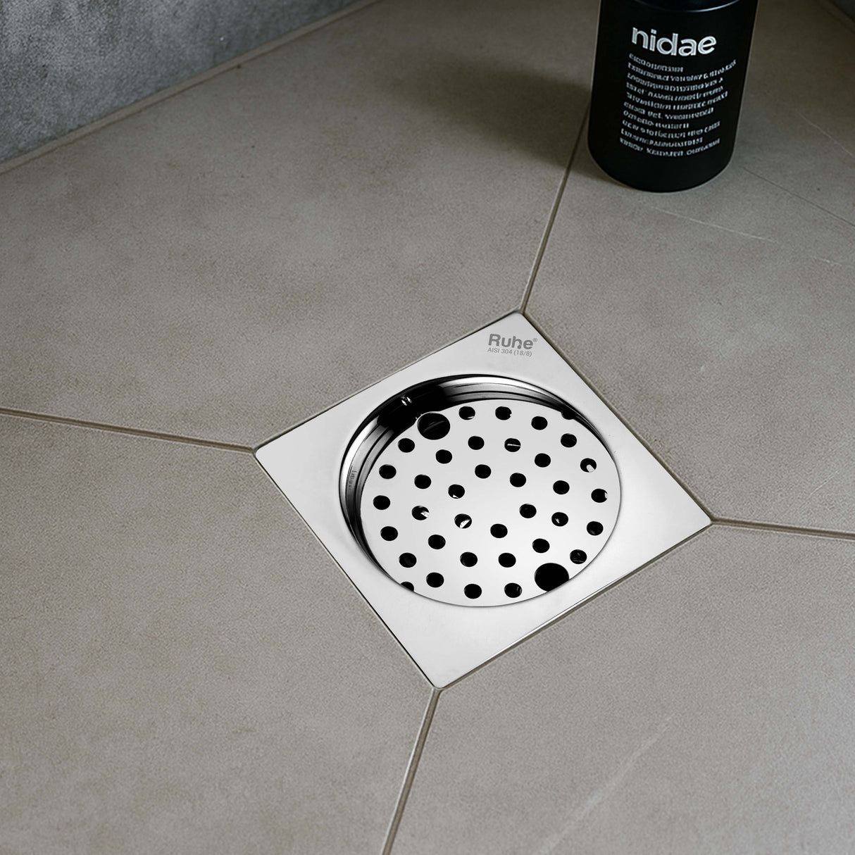 Air Flat Cut Floor Drain with Lock & Cockroach Trap