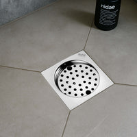 Air 304-Grade Square Floor Drain with Lock & Cockroach Trap – Mirror Steel