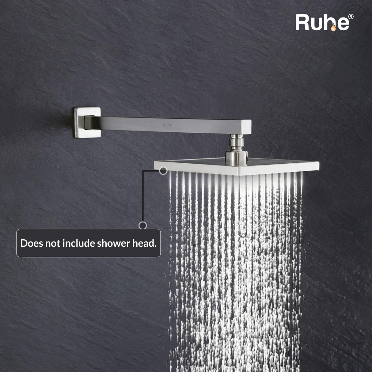 Square 304-Grade Shower Arm