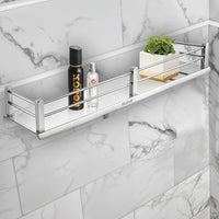 Square Stainless Steel Shelf – Chrome