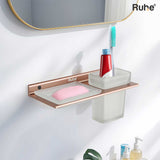 Ember Soap Dish and Tumbler Holder (Rose Gold) – by Ruhe