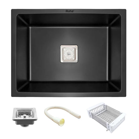 Quartz Single Bowl Kitchen Sink (24 x 18 x 9 Inches)