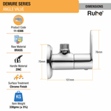 Demure Angle Valve - by Ruhe®