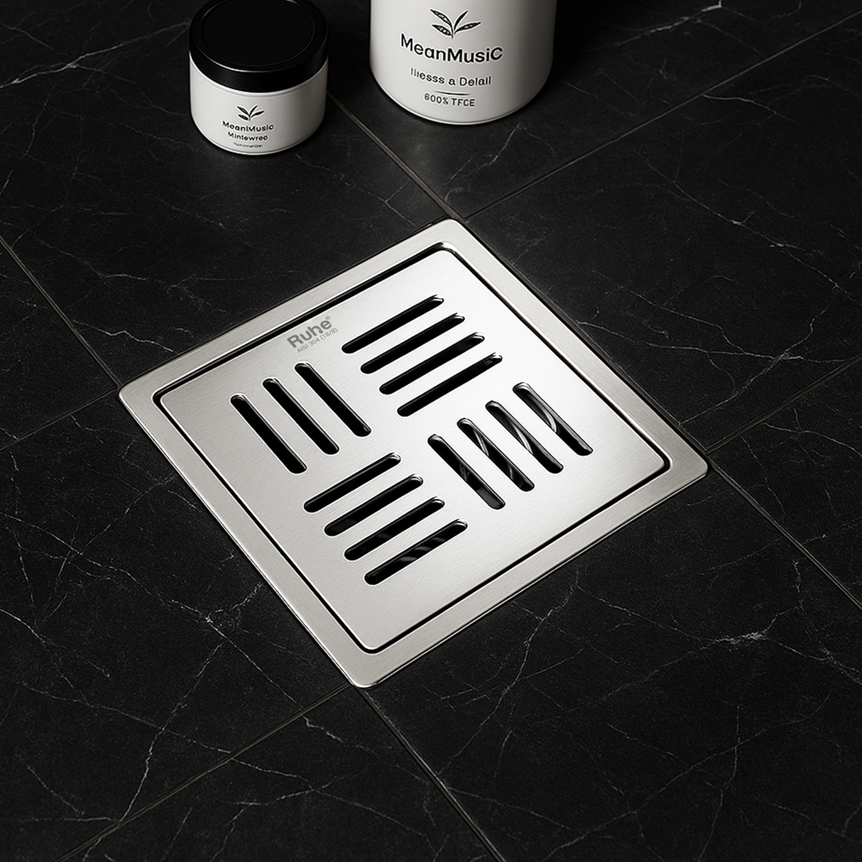 Ruby Square Flat Cut Floor Drain