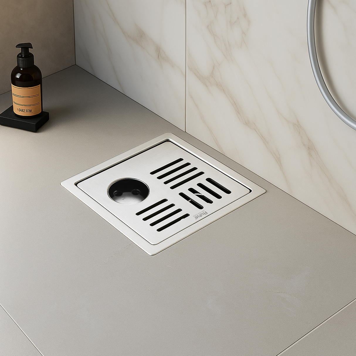 Ruby Square Flat Cut Floor Drain