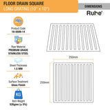 Long Grating Floor Drain