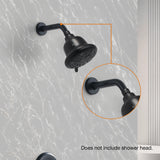 Round Half Bend Shower Arm