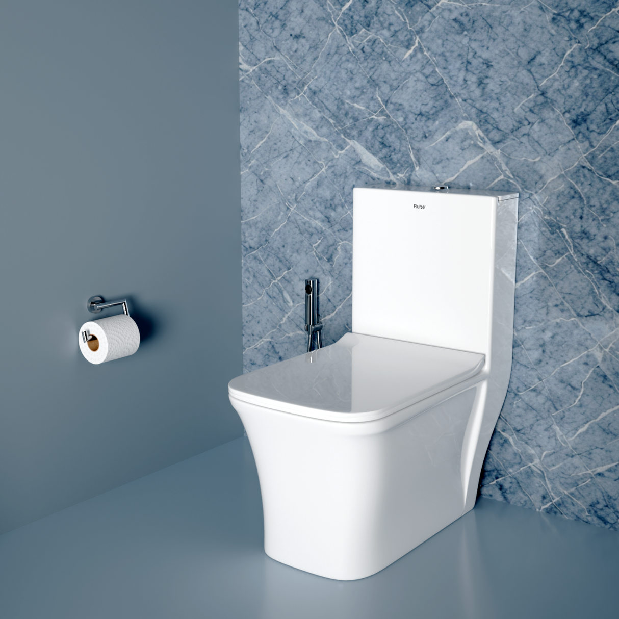 Square Toilet Seat Cover (Soft Close)