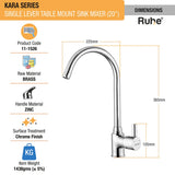 Kara Single Lever Deck-mount Kitchen Sink Mixer Tap with Swivel Spout