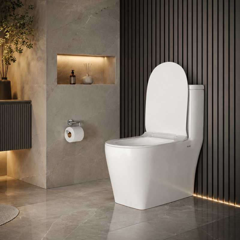 Harp One-Piece Western Commode