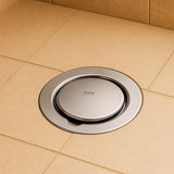 Round Full Moon Floor Drain with Cockroach Trap (5 Inches)