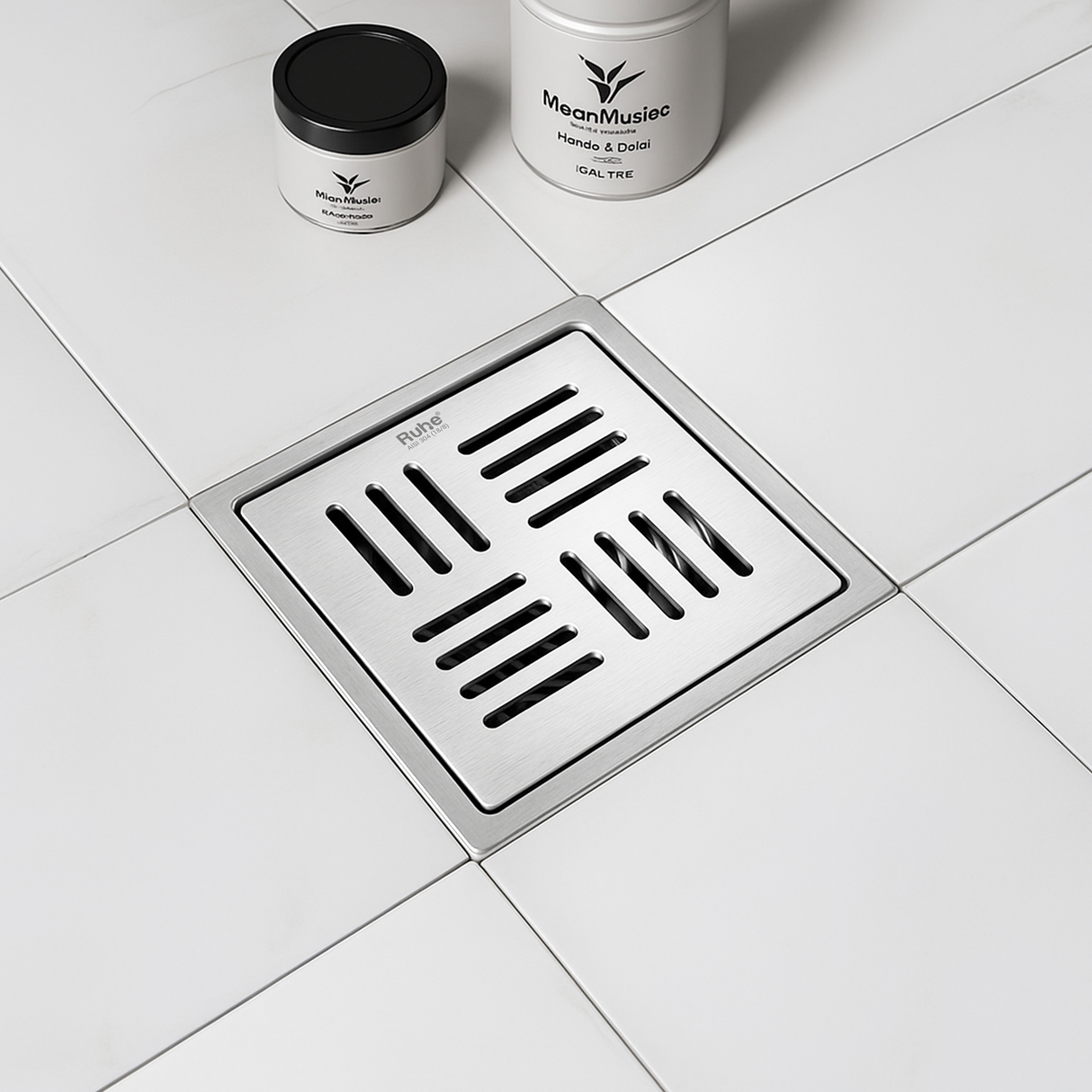 Ruby Square Flat Cut Floor Drain