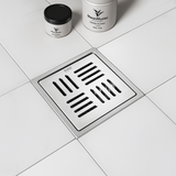 Ruby Square Flat Cut Floor Drain