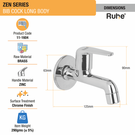 Zen Long Body Bib Tap - by Ruhe