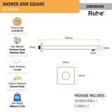 Square Shower Arm