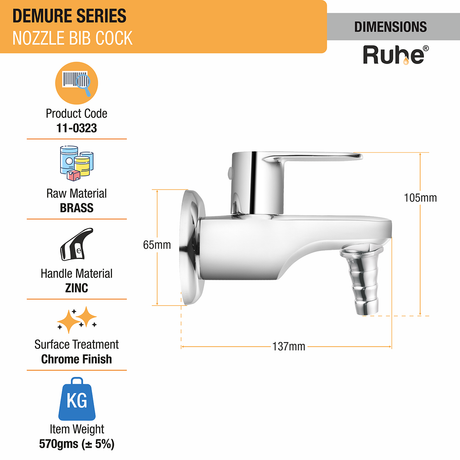 Demure Nozzle Bib Tap - by Ruhe®