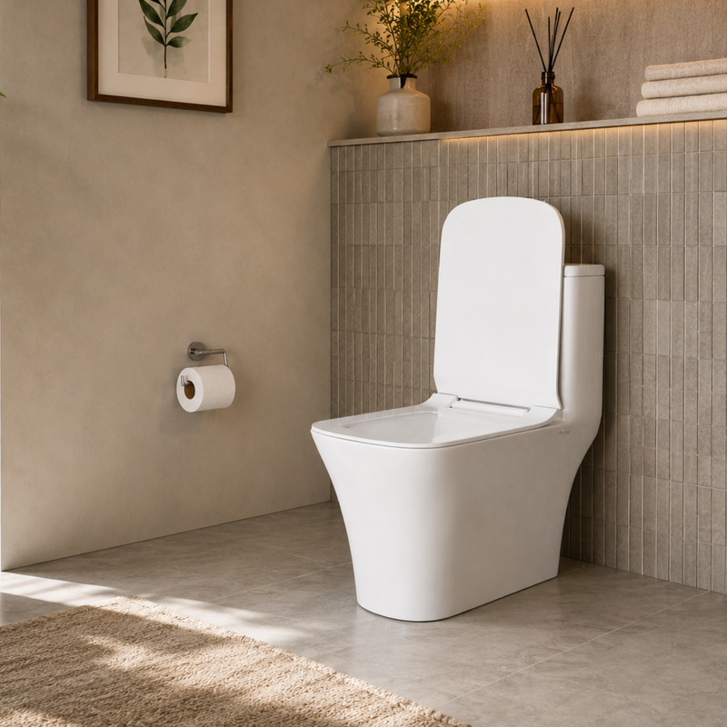 Quro One-Piece Western Commode