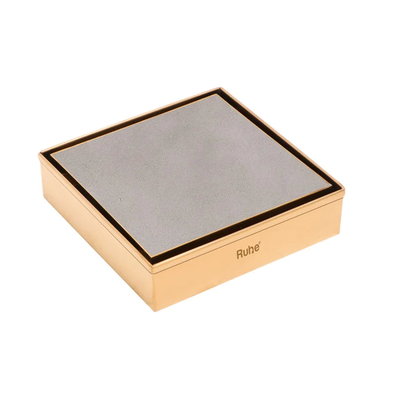 Tile-Insert Shower Drain Channel (5 x 5 Inches)