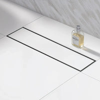 Tile-Insert 304-Grade Shower Drain Channel (4 Inches)