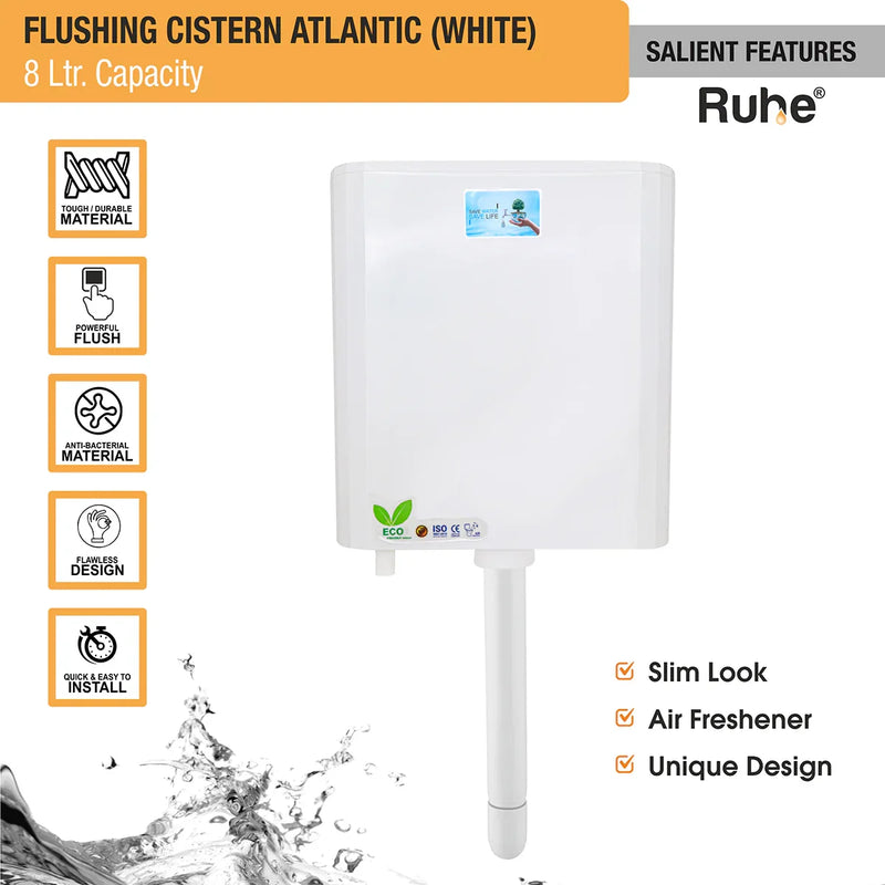 Atlantic Flushing Cistern 8 Ltr.