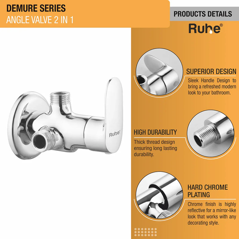 Demure Two Way Angle Valve