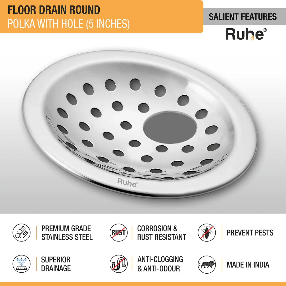 Polka Floor Drain