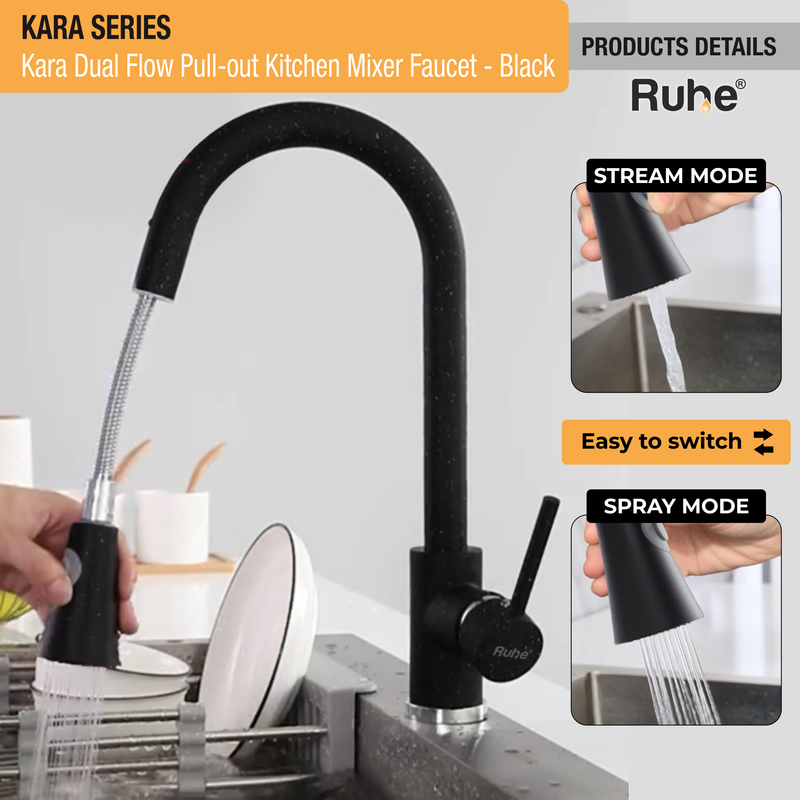 Kara Dual Flow Pull-out Kitchen Faucet