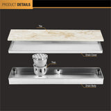 Tile-Insert Shower Drain Channel (5 Inches)