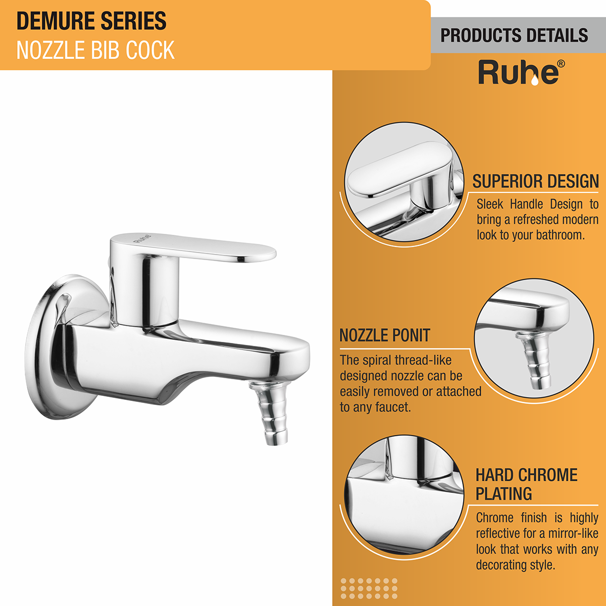 Demure Nozzle Bib Tap - by Ruhe®