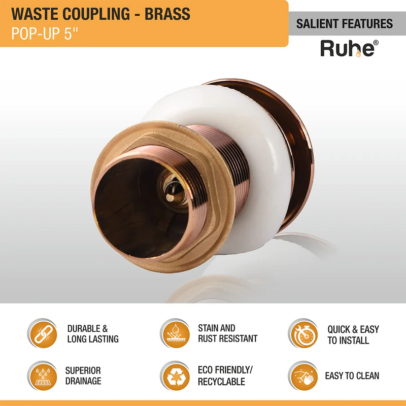 Pop-up Waste Coupling