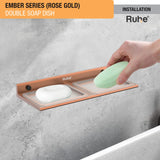 Ember Double Soap Dish