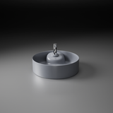 Echo Table Top Wash Basin (Matte Grey) - by Ruhe