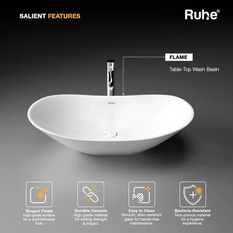 Flame Table Top Wash Basin