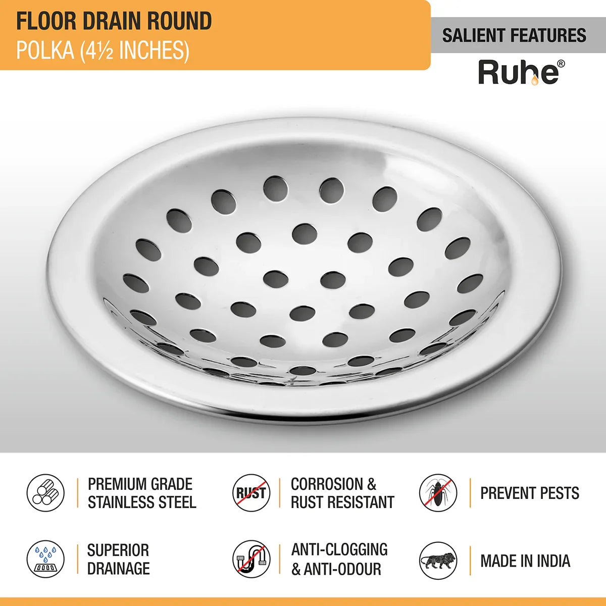 Polka Floor Drain