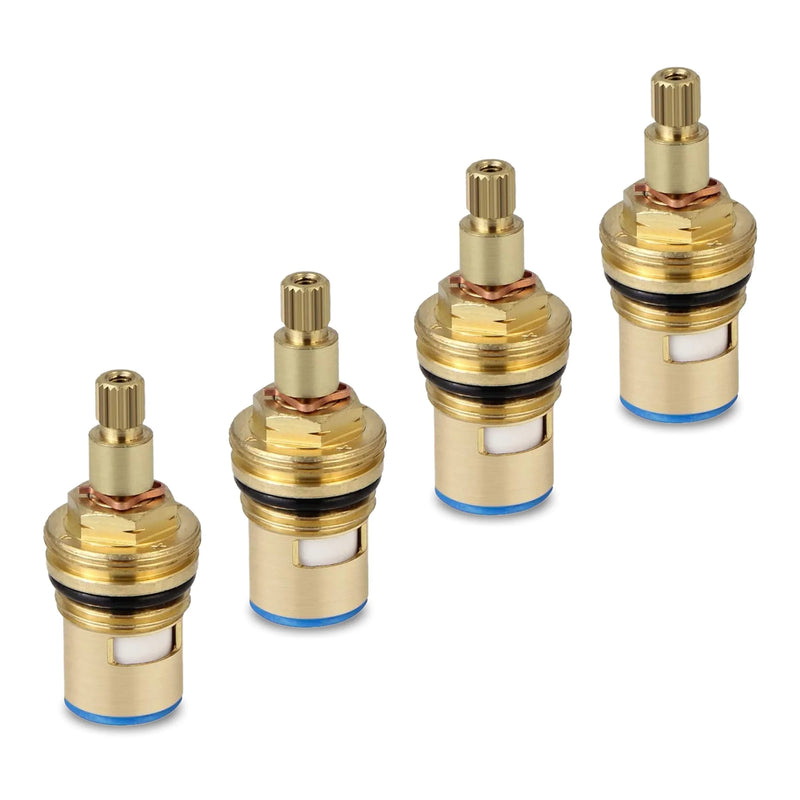 Brass Ceramic Disc Quarter-turn Cartridge (Pack of 4) - by Ruhe