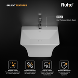 Cielo Half Pedestal Wash Basin	(Features)